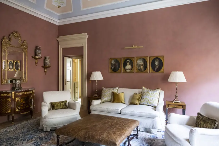 02 Suite Agnese In The Villa Living Room Enrico Costantini