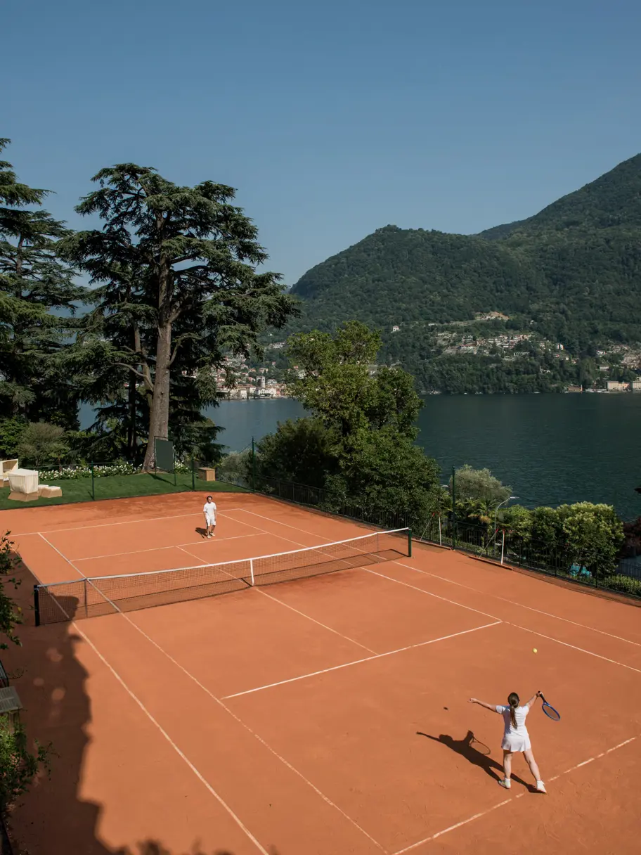 Passalacqua Luxury Hotel Lake Como Tennis Court 4 © Ricky Monti