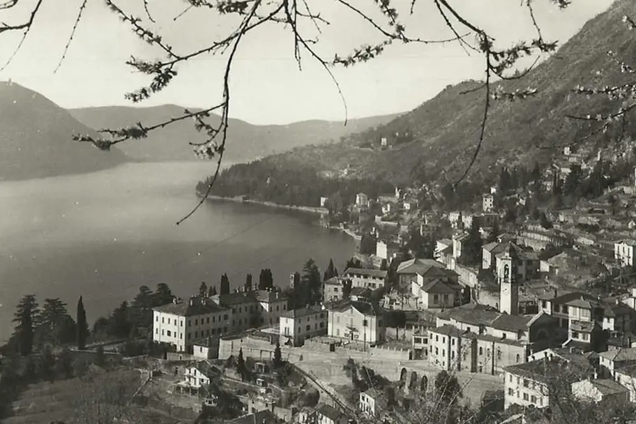 Passalacqua Luxury Hotel Lake Como 1941 Moltrasiovecchia Cartolina Cropped