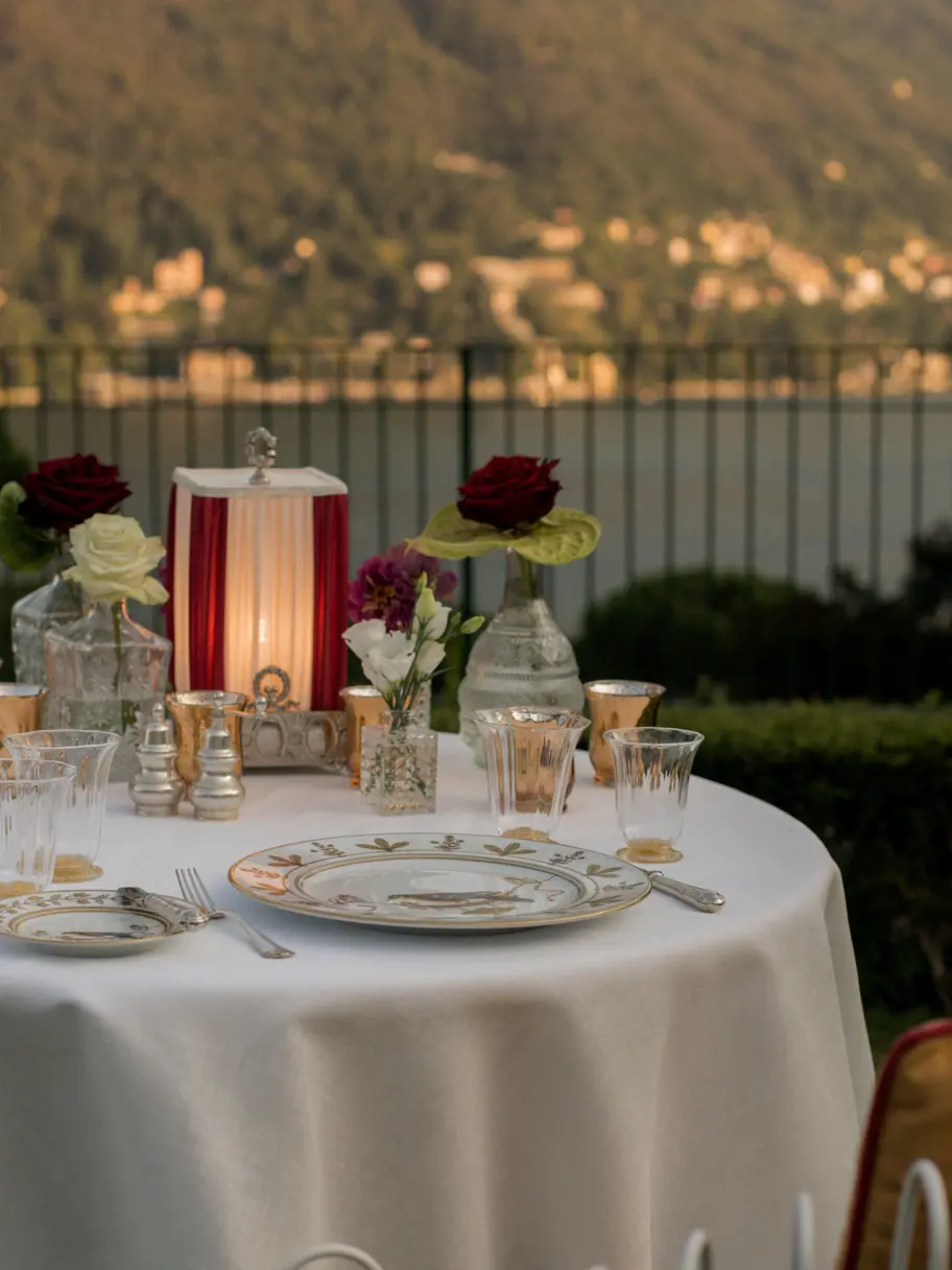 Passalaqua Lake Como Luxury Resort Dinner In The Giardino All'italiana © Ricky Monti