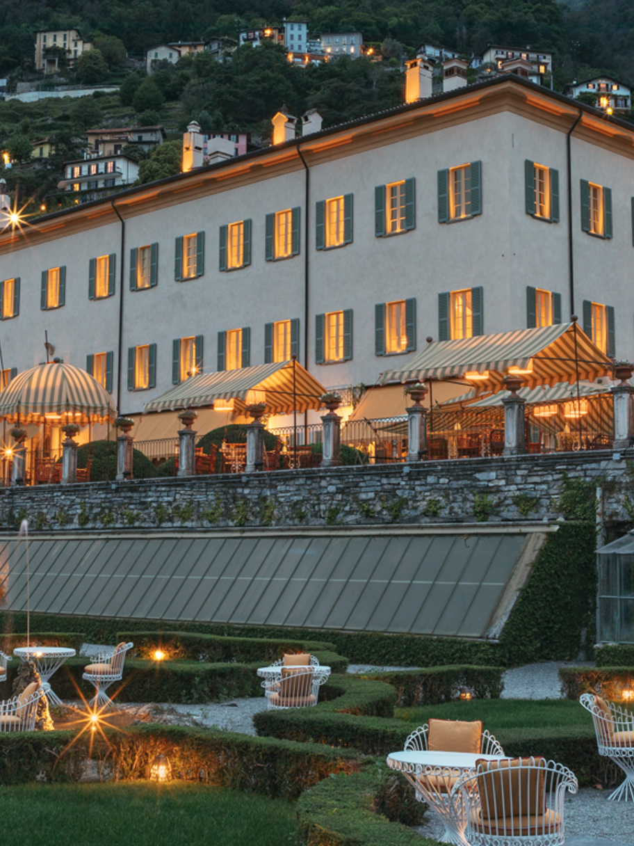 Italian Garden By Night