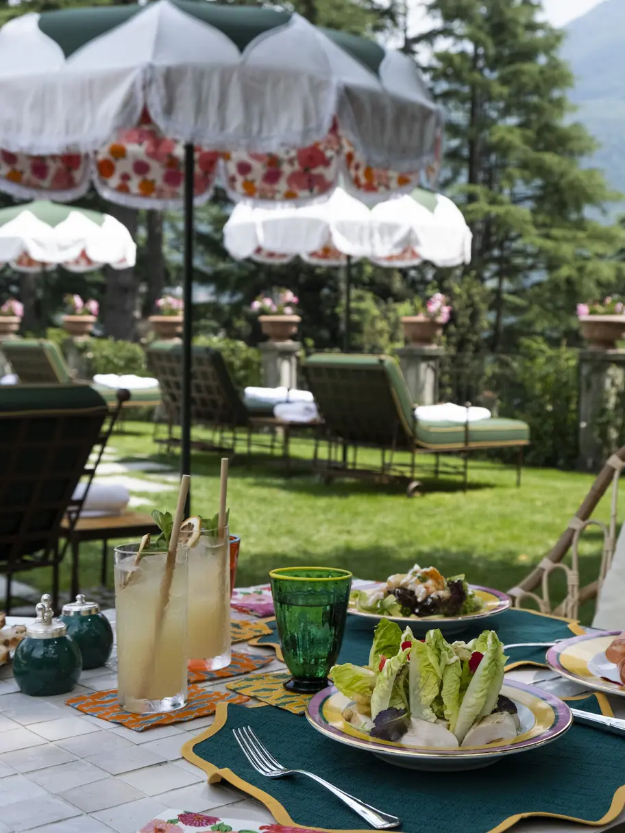 Passalacqua Lake Como Hotel Lunch By The Pool