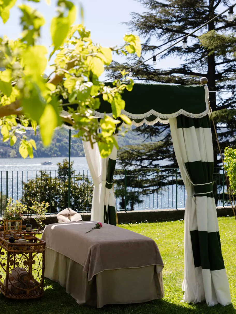 Passalaqua Lake Como Luxury Resort Fruit Garden Gazebo © Ruben Ortiz