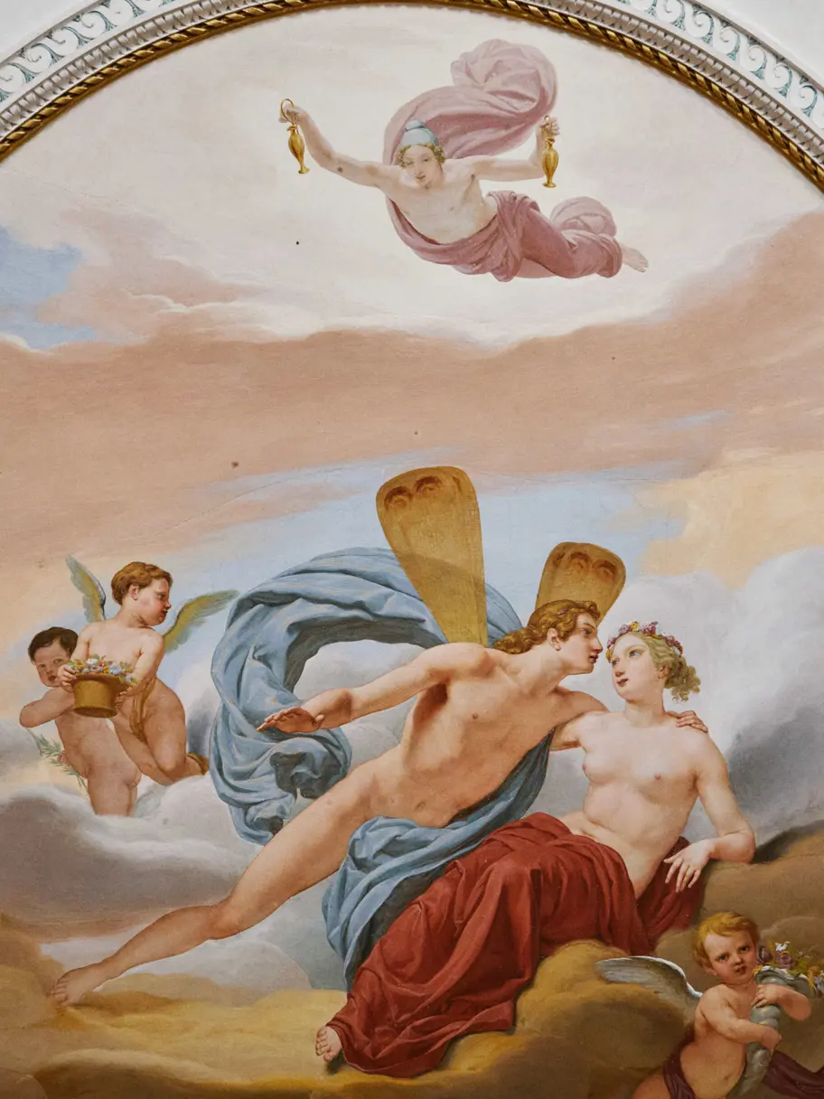 Passalacqua Luxury Hotel Lake Como 00 Sala Ovale Frescoes