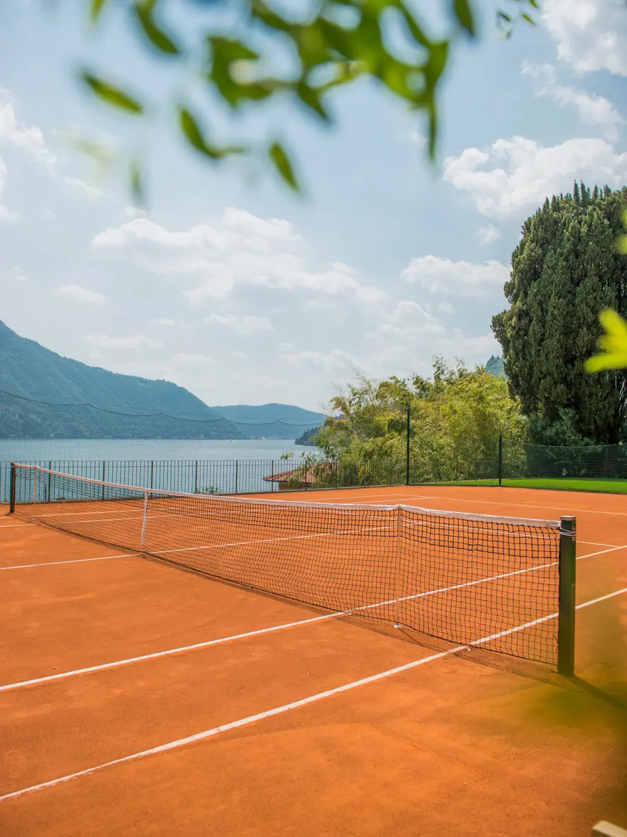 Passalacqua Luxury Hotel Lake Como Tennis Court © Ricky Monti